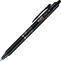 Pilot® FriXion® Ball Clicker Erasable Retractable Gel Pens, Pack of 12, Bold Point, 1.0 mm, Black Barrel, Black Ink 1 thumbnail image