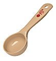 Measure Miser Solid Short-Handle Measuring Spoons, 2 Oz, Beige, Pack Of 12