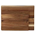 Oster Thornwood 2-Piece Acacia Wood Cutting Board Set, Brown 1 thumbnail image