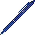 FriXion® Ball Clicker Retractable Gel Pens, Pack Of 12, Bold Point, 1.0 mm, Blue Barrel, Blue Ink