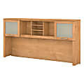 Bush Furniture Somerset Hutch for L Shaped Desk, 72"W, Maple Cross, Standard Delivery