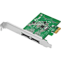 SIIG DP eSATA 6Gb/s 2-Port PCIe - Serial ATA/600 - PCI Express - Dual-profile - Plug-in Card - 2 Total SATA Port(s) - 2 SATA Port(s) External 1 thumbnail image