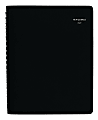 AT-A-GLANCE® DayMinder® Daily 4-Person Group Appointment Book, 8" x 11", Black, January To December 2020