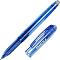 SKILCRAFT® Erasable Gel Stick Pens, 0.7 mm, Translucent Barrel, Blue Ink, 12 Pens Per Pack, Case Of 12 Packs