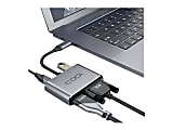 CODi 4-in-1 - Adapter - USB Type A, 2 x USB-C to HD-15 (VGA), HDMI female - Power Delivery support, 4K30Hz support, 1080p support 60Hz