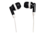 IQ Sound Digital Stereo Earphones - Stereo - Mini-phone (3.5mm) - Wired - 20 Hz to 20 kHz - Earbud - Binaural - In-ear - 3.50 ft Cable - Black