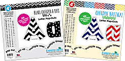 Barker Creek Letter Pop-Outs, 4”, 2 Designs - Chevron, Set of 510 Pop-Outs 1 thumbnail image
