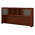 Bush Furniture Somerset 72"W L Shaped Desk Hutch, Hansen Cherry, Standard Delivery