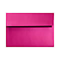 LUX Invitation Envelopes, A7, Gummed Seal, Hottie Pink, Pack Of 1,000