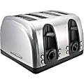 Brentwood 4 Slice Toaster Extra Funtions S/S - 1500 W - Toast - Brushed Stainless Steel