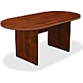 Lorell® Chateau Series Oval Conference Table, 6'W, Cherry
