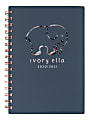 Cambridge® Ivory Ella Weekly/Monthly Academic Planner, 5-1/2" x 8-1/2", Navy, July 2020 To June 2021, 1380-200A 1 thumbnail image