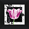 Crystal Art Damask Tulip Artwork, 1, 16" x 16"