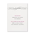 Custom Wedding & Event Reception Cards, Calligraphy Love, 3-1/2" x 4-7/8", Box Of 25 Cards 1 thumbnail image
