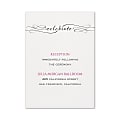 Custom Wedding & Event Reception Cards, Calligraphy Love, 3-1/2" x 4-7/8", Box Of 25 Cards