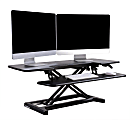 FlexiSpot AlcoveRiser Sit-To-Stand Desk Converter, 42"W, Black 1 thumbnail image