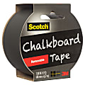 Scotch® Chalkboard Tape, 3" Core, 2" x 5 Yd., Black