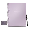 Rocketbook Fusion Smart Reusable Letter-Size Notebook, 8-1/2" x 11", 7-Subject, 21 Sheets, Lilac