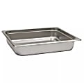 Hoffman Tech Browne Stainless Steel Steam Solid Table Pans, 1/2 Size, Silver, Set Of 24 Pans