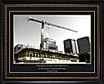 INSPIRED BY TRUMP "Construction" Framed Poster, 26 3/4" x 32 3/4"