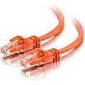 C2G-25ft Cat6 Snagless Crossover Unshielded (UTP) Network Patch Cable - Orange - Category 6  - 27895 1 thumbnail image