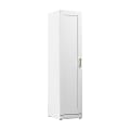 Bush Furniture Hampton Heights 17"W Tall Narrow Storage Cabinet With Door And Shelves, White, Standard Delivery 1 thumbnail image