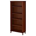 Bush Business Furniture Somerset 66"H 5-Shelf Bookcase, Hansen Cherry, Standard Delivery 1 thumbnail image