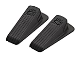 Master Caster® Big Foot® Doorstops, 1-1/4"H x 2"W x 4-3/4"D, Brown, Pack Of 2 1 thumbnail image
