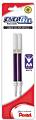 Pentel EnerGel Pen Refills, Medium Point, 0.7 mm, Violet Ink, Pack Of 2 1 thumbnail image
