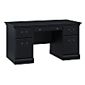 Bush Furniture Birmingham Executive Desk, 60"W, Antique Black, Standard Delivery