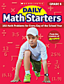 Scholastic Teacher Resource Daily Math Starters, Grade 6