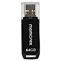 Memorex 64GB Mini TravelDrive 98515 USB 2.0 Flash Drive - 64 GB - USB 2.0 - Black - 2 Year Warranty 1 thumbnail image