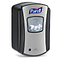 GOJO® Purell® LTX-7 Touch-Free Hand Sanitizer Dispenser, 700 mL., Black/Chrome