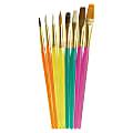 Creativity Street Assorted Paint Brush Set - 8 Brush(es) Translucent Handle 1 thumbnail image
