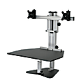 Ergo Desktop Kangaroo Elite 28"W Adjustable Height Desk Converter, Black 1 thumbnail image