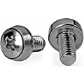 StarTech.com M6 Mounting Screws For Server Rack Cabinet, Pack Of 50 1 thumbnail image