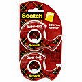 Scotch® Tape Super-Hold, 3/4" x 600", Translucent, Pack of 2 rolls