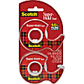 Scotch® Tape Super-Hold, 3/4" x 600", Translucent, Pack of 2 rolls
