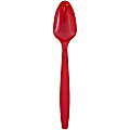 JAM PAPER Big Party Pack of Premium Plastic Spoons, Red, 100 Disposable Spoons/Box  1 thumbnail image