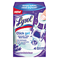 Lysol® Brand Click Gel™ Automatic Toilet Bowl Cleaner, Lavender Scent, 0.17 Oz Bottle, Case Of 4