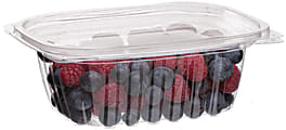 Eco-Products Rectangular Deli Containers, 12 Oz, Clear, Pack Of 300 Containers 1 thumbnail image