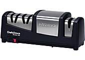 Edgecraft Chef's Choice Hybrid AngleSelect Diamond Hone Knife Sharpener, Black/Silver 1 thumbnail image