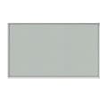 Ghent Aluminum Frame Vinyl Bulletin Board, 18" x 18", Silver, Satin Frame 1 thumbnail image