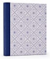 Gartner Studios 3-Ring Standard Style Binder, 1" Round Rings, Pink and Navy Boho Breeze Flower 1 thumbnail image