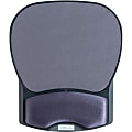 Compucessory Gel Wrist Rest with Mouse Pads - 8.70" x 10.20" x 1.20" Dimension - Charcoal - Gel, Lycra - 1 Each 1 thumbnail image