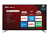 TCL 75S425 - 75" Diagonal Class (74.5" viewable) - 4 Series LED-backlit LCD TV - Smart TV - Roku TV - 4K UHD (2160p) 3840 x 2160 - HDR - dynamic backlight - black 1 thumbnail image