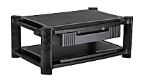 Mount-It! Desktop Printer Stand With Drawer, 7.625"H x 19.3"W x 13"D, Black, MI-7853