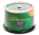 Compucessory CD Recordable Media - CD-R - 52x - 700 MB - 50 / Pack - 120mm - 1.33 Hour Maximum Recording Time 1 thumbnail image