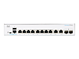 Cisco Business 350 Series CBS350-8FP-E-2G - Switch - L3 - managed - 8 x 10/100/1000 (PoE+) + 2 x combo SFP - rack-mountable - PoE+ (120 W) 1 thumbnail image