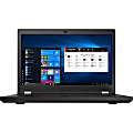 Lenovo ThinkPad P15 Gen 1 20ST006HUS 15.6" Mobile Workstation - Full HD - 1920 x 1080 - Intel Core i5-10400H (4 Core) 2.60 GHz - 16 GB RAM - 512 GB SSD - Glossy Black - Windows 10 Pro - NVIDIA Quadro T1000 with 4 GB 1 thumbnail image